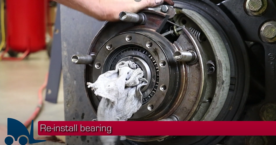 fix clark forklift brake bearing